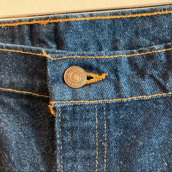 LEVI’S Orange Tab Super High Rise Dad Style Professionally Hemmed 38 x 32 - Picture 2 of 6